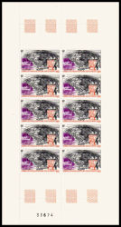 PLIEGO 10 sellos TAAF - 1993 - Radioaficionados